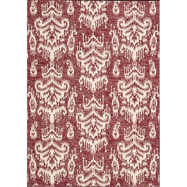 Esfera 15191 Bbl10 Kaleidoscope Area Rug Collection Crimson 3 ft 6 in. x 5 ft 6 in. Rectangle - Crimson ES2454568 - main